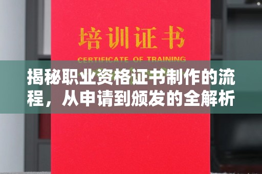 罗城揭秘职业资格证书制作的流程，从申请到颁发的全解析