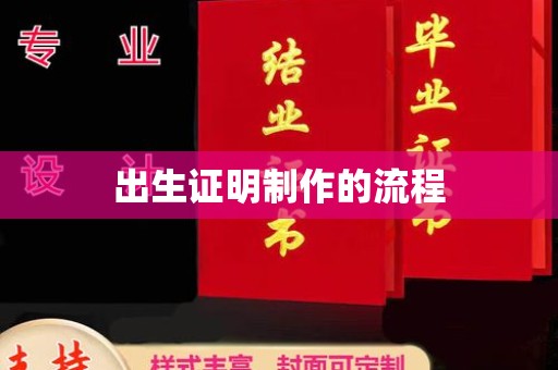 洮南出生证明制作的流程
